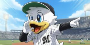 千葉ロッテマリーンズのマスコットキャラでマーくん